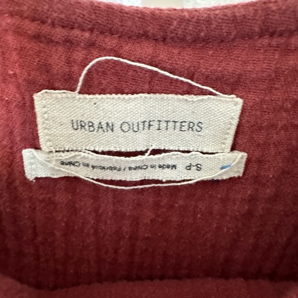 Urban Outfitters Mini Frock Dress in Red Clay - Picture 4 of 7